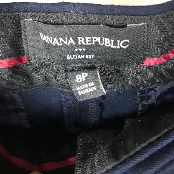 Banana Republic Sloan Fit Slim Ankle Pants 8P - Picture 3 of 4
